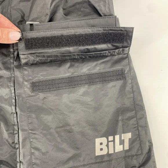 BiLt Motorcycle Jacket BLW 4 Waterproof Rain Shell Reflective Black Women's Med. - Picture 5 of 8